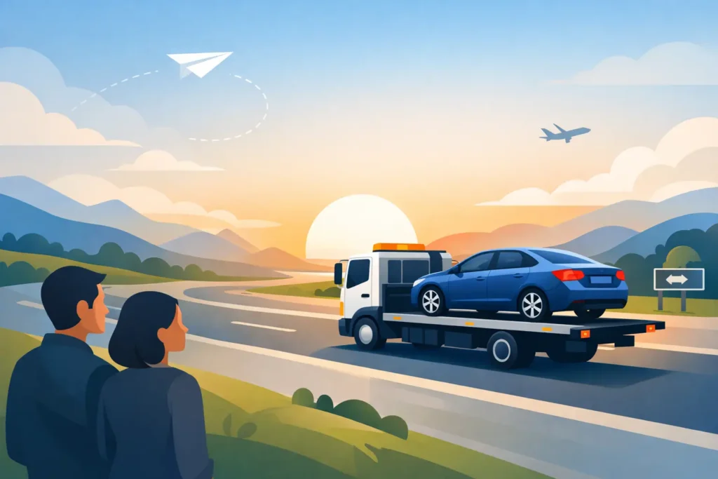 Long Distance Car Towing Without the Stress