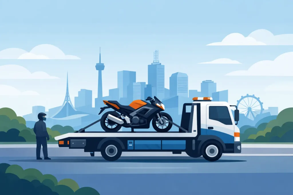Motorcycle Towing Melbourne Done Properly