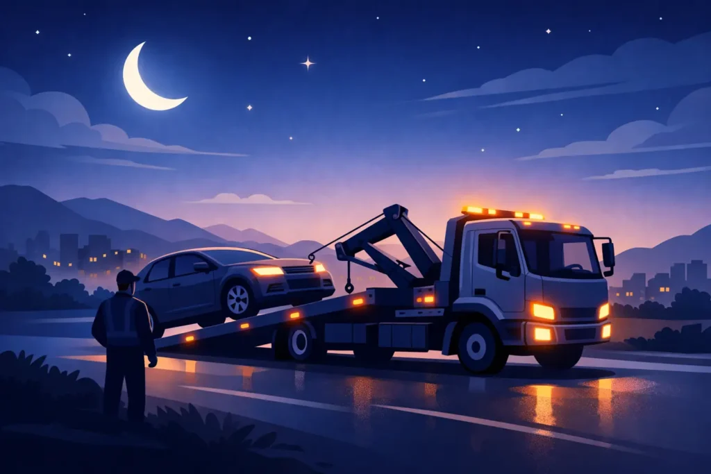 After Hours Towing Service When Time Matters