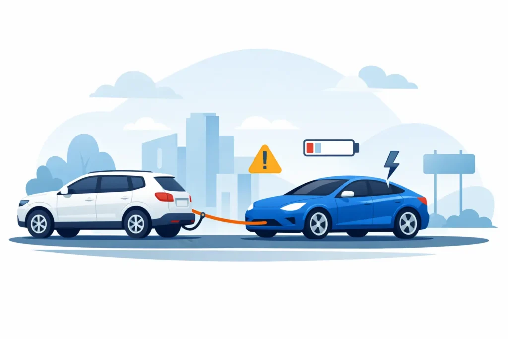 Can You Tow a Flat Battery Car Safely?