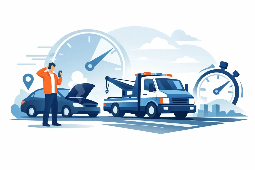 How Fast Can a Tow Truck Arrive?