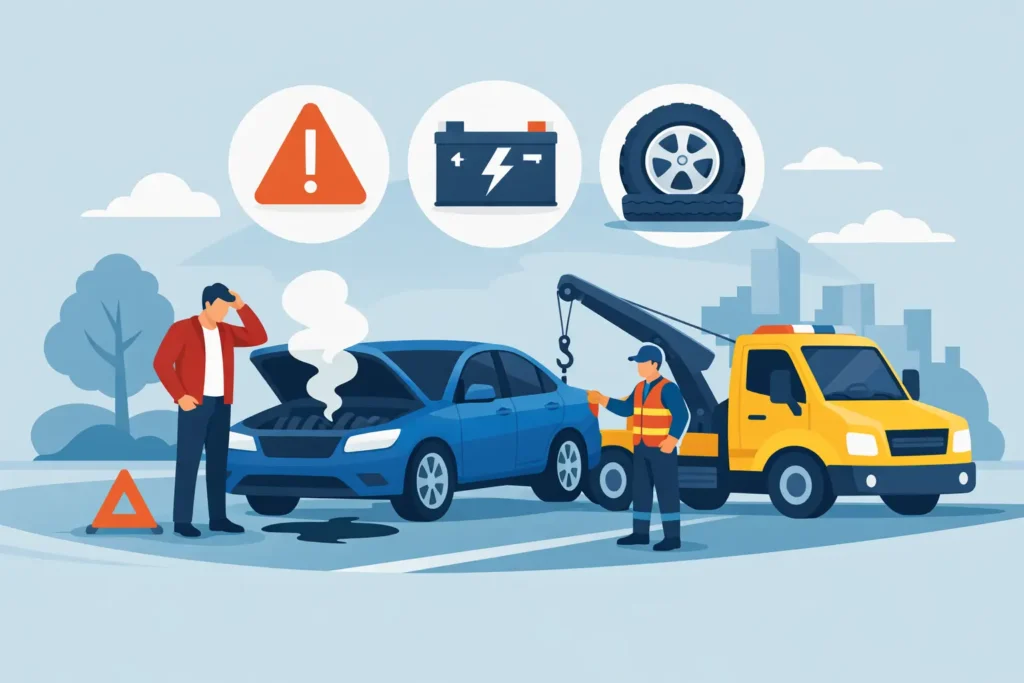 When Do You Need a Tow? Key Breakdown Signs