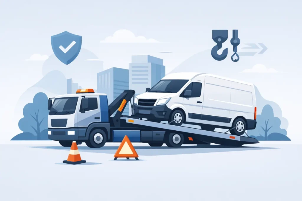 A Guide to Towing Commercial Vans Safely