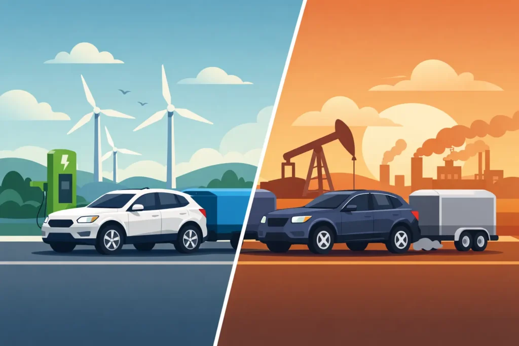 EV Towing Versus Petrol Towing Explained