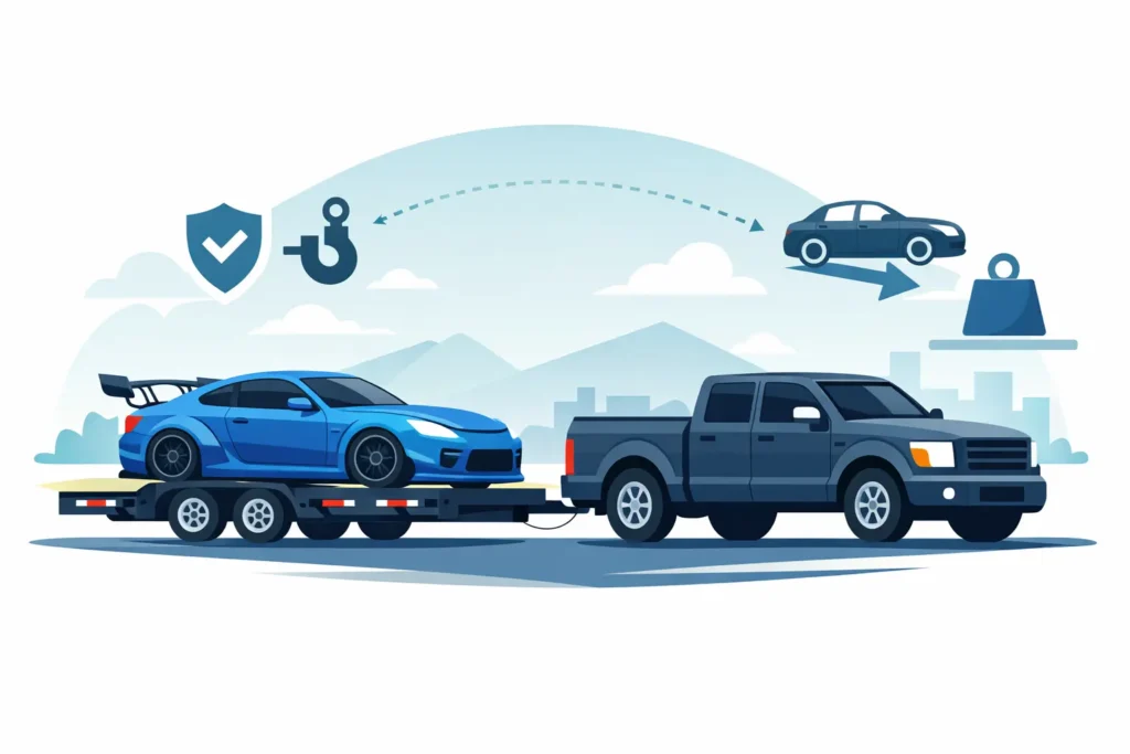 Modified Vehicle Transport Guide for Safe Towing